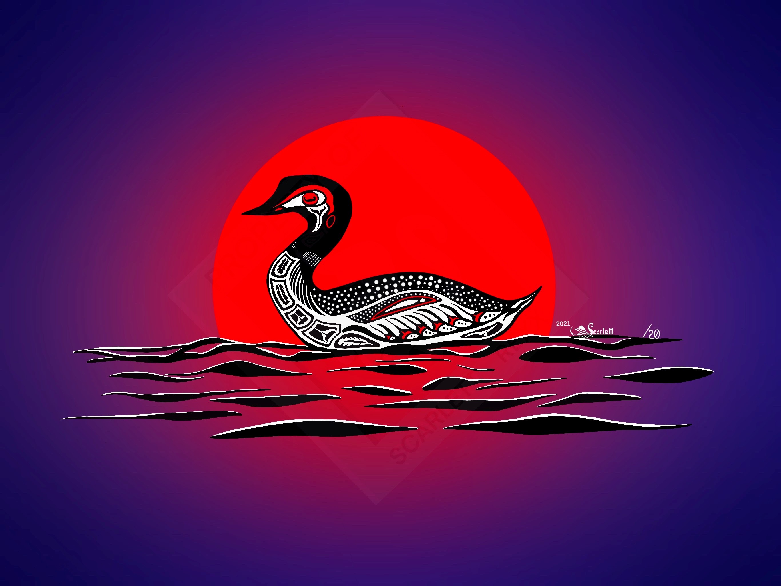 west coast style loon